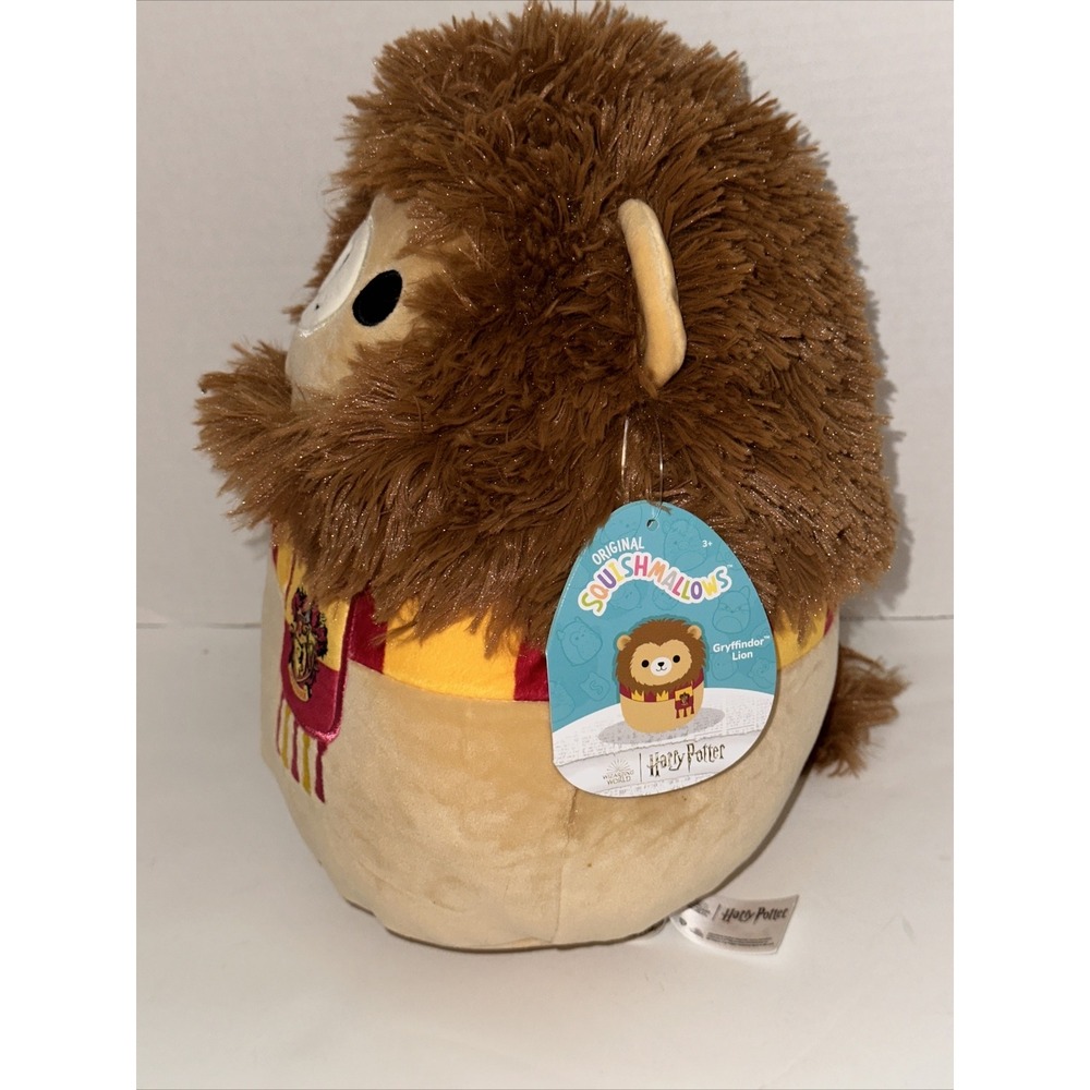 Squishmallows Harry Potter Gryffindor Lion Plush 10 In Kellytoy Wizarding World - Picture 3 of 16